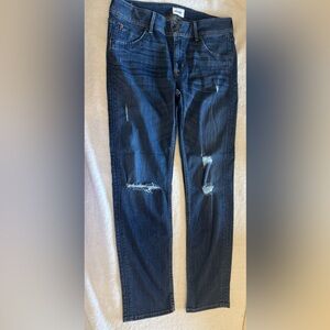 Hudson Jeans Midnight Blue Ripped Skinny Jeans